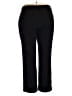 Rafaella Solid Black Casual Pants Size 20 - photo 2