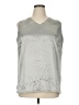 Worthington 100% Polyester Silver Sleeveless Blouse Size 1X - photo 1