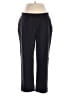 A New Day Stripes Black Casual Pants Size L - photo 1
