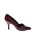 Halston 100% Leather Burgundy Red Heels Size 7 1/2 (narrow) - photo 1