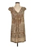 Zara Paisley Tan Casual Dress Size XS - photo 1