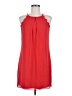BCX 100% Polyester Solid Red Cocktail Dress Size M - photo 1