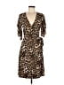 Unbranded Animal Print Brown Cocktail Dress Size 7 - photo 1