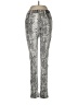 Stradivarius Animal Print Silver Jeggings Size 6 - photo 1