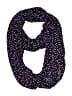 Unbranded Polka Dots Black Purple Scarf One size - photo 1