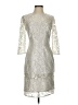 Kay Unger Silver Cocktail Dress Size 2 - photo 1