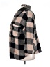 Shein Curve 100% Polyester Plaid Gray Coat Size 0XL - photo 5