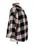 Shein Curve 100% Polyester Plaid Gray Coat Size 0XL - photo 4