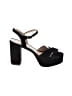 Stuart Weitzman 100% Leather Black Heels Size 7 1/2 - photo 1