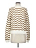 Rebecca Taylor Chevron-herringbone Ivory Pullover Sweater Size M - photo 1