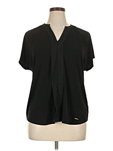 Ellen Tracy Short Sleeve Blouse (view 1)