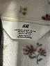 H&M 100% Polyester Floral Ivory Snow Jacket Size 3T - 4T - photo 3
