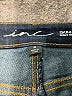 Inc Denim Solid Blue Jeans Size 16 - photo 7