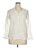 Zara Basic Ivory Long Sleeve Blouse Size XL - photo 1