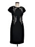 Rachel Roy 100% Polyester Graphic Black Cocktail Dress Size 6 - photo 1