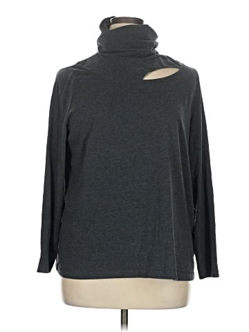 Ulla Popken Long Sleeve Top (view 1)