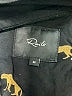 Rails Animal Print Black Long Sleeve Blouse Size M - photo 7