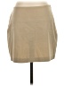 Express Solid Stripes Tan Casual Skirt Size 5 - 6 - photo 1
