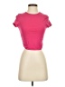 Shein Pink Short Sleeve Turtleneck Size 4 - photo 1