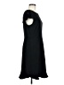 Ann Taylor LOFT Solid Black Casual Dress Size 6 - photo 4