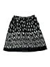 Christopher & Banks 100% Polyester Print Black Casual Skirt Size M - photo 1