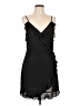 H&M 100% Polyester Black Cocktail Dress Size L - photo 1