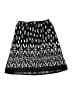 Christopher & Banks 100% Polyester Print Black Casual Skirt Size M - photo 2