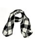 Unbranded Checkered-gingham Gray Black Scarf One size - photo 1