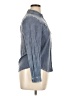 Cato 100% Rayon Blue Long Sleeve Button-Down Shirt Size XL - photo 4