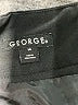 George 100% Polyester Solid Black Casual Skirt Size 14 - photo 3