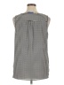 Apt. 9 100% Polyester Houndstooth Black Sleeveless Top Size XL - photo 2