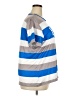 Bebe Stripes Blue Short Sleeve T-Shirt Size 2X (estimated) - photo 4