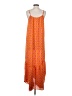 Unbranded 100% Polyester Orange Casual Dress Size S - photo 2