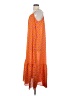 Unbranded 100% Polyester Orange Casual Dress Size S - photo 5