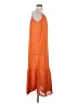 Unbranded 100% Polyester Orange Casual Dress Size S - photo 4