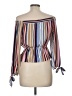 Lulus Blue 3/4 Sleeve Blouse Size M - photo 2