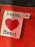 Derek Heart Color Block Orange Pullover Sweater Size L - photo 7
