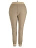 Unbranded Solid Tan Casual Pants Size 2X - photo 1