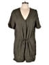 Olivia Pratt Solid Gray Romper Size L - photo 1
