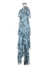 o.p.t 100% Polyester Paisley Blue Cocktail Dress Size M - photo 5