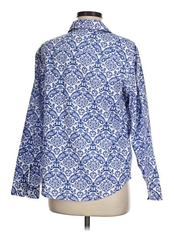 Chico's Long Sleeve Button-Down Shirt (view 2)