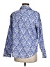 Chico's 100% Cotton Paisley Blue Long Sleeve Button-Down Shirt Size Med (1) - photo 2