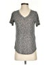 Athleta Animal Print Gray Short Sleeve T-Shirt Size XXS - photo 1