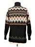 Ann Taylor LOFT Outlet Argyle Black Pullover Sweater Size S - photo 2