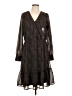 Justin 100% Polyester Brown Casual Dress Size L - photo 1