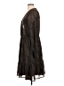 Justin 100% Polyester Brown Casual Dress Size L - photo 5