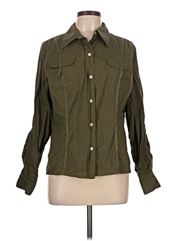 Liz Claiborne Long Sleeve Button-Down Shirt (view 1)