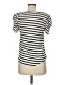 Green Envelope Stripes Ivory Short Sleeve T-Shirt Size M - photo 2