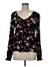 Aeropostale 100% Rayon Black Long Sleeve Blouse Size M - photo 1