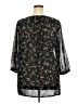 Unbranded Black 3/4 Sleeve Blouse Size 3X - photo 2